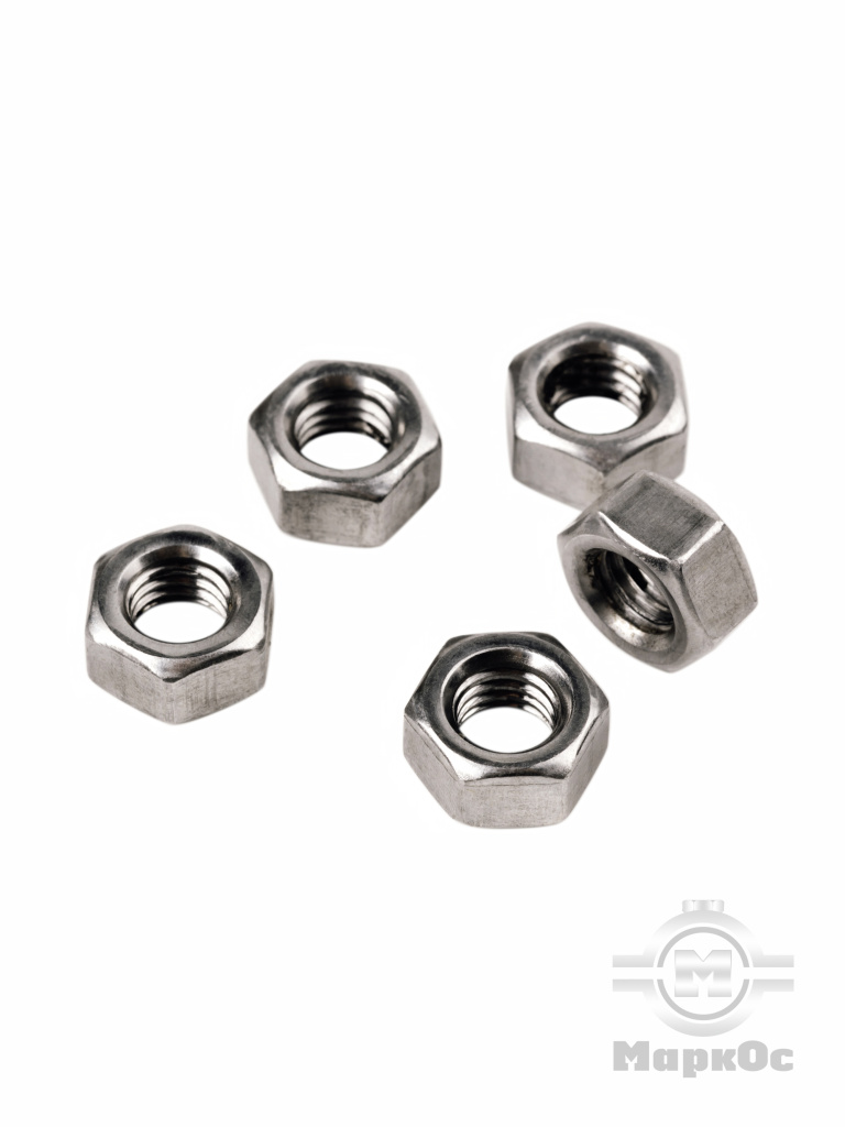 Гайка М10 (S16), цинк шестигранная Гост 5915-70, DIN934